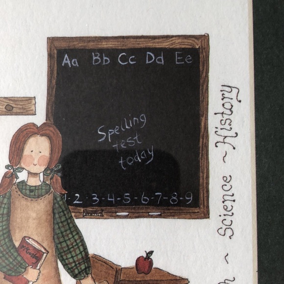 FRAMED SKETCH OF OLDEN DAYS STUDENT - Studying Basics. - #178 - Picture 2 of 13